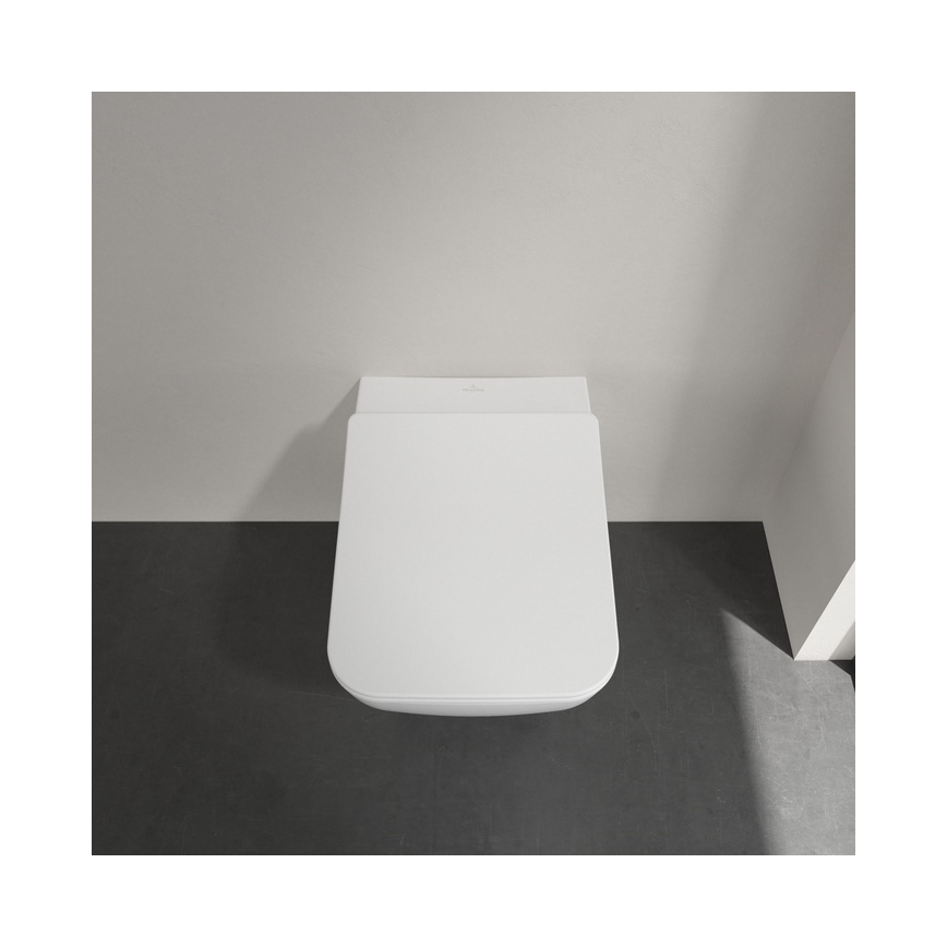 Villeroy & Boch 4611RL01 - VENTICELLO seinään asennettava WC-istuin SoftClose-istuinkannella, keramiikka/valkoinen