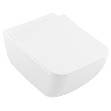 Villeroy & Boch 4611RL01 - VENTICELLO seinään asennettava WC-istuin SoftClose-istuinkannella, keramiikka/valkoinen