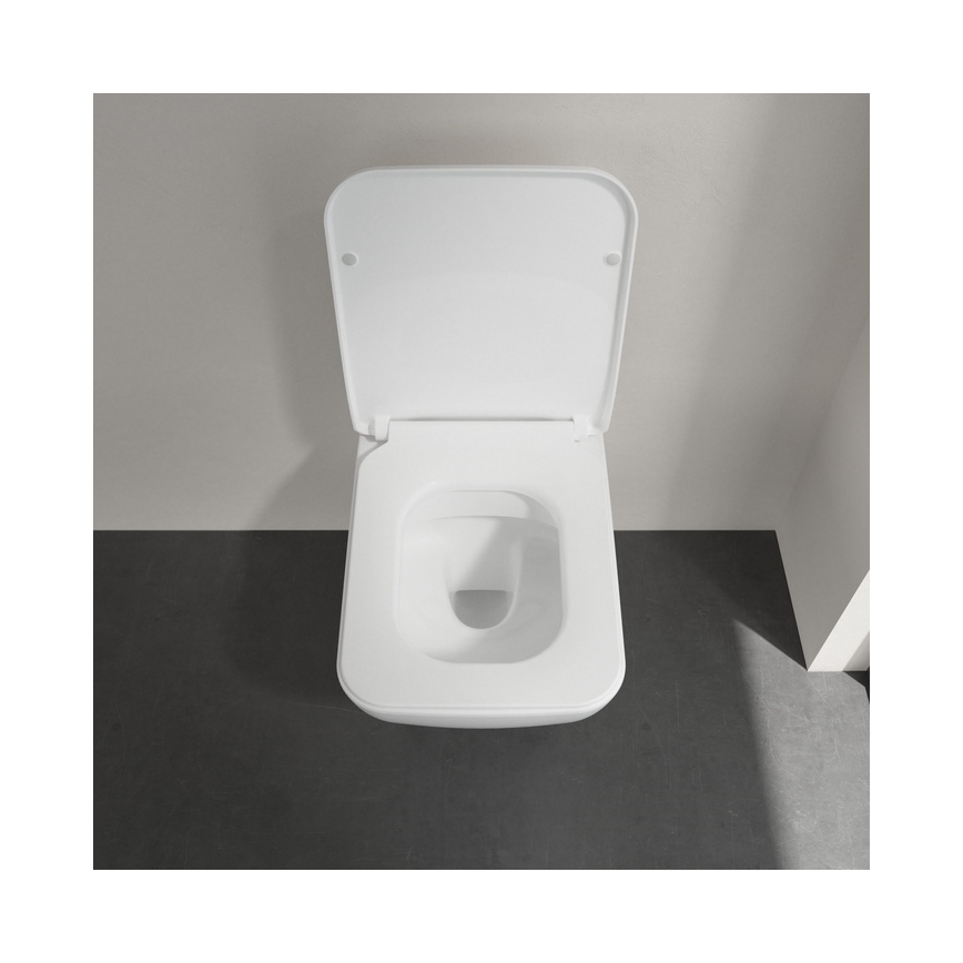 Villeroy & Boch 4611RS01 - VENTICELLO seinään kiinnitettävä WC-istuin SoftClose-istuinkannella, keraaminen/valkoinen