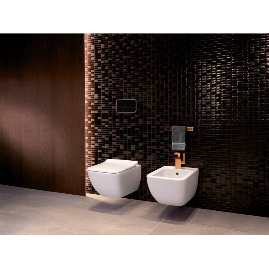 Villeroy & Boch 4611RS01 - VENTICELLO seinään kiinnitettävä WC-istuin SoftClose-istuinkannella, keraaminen/valkoinen
