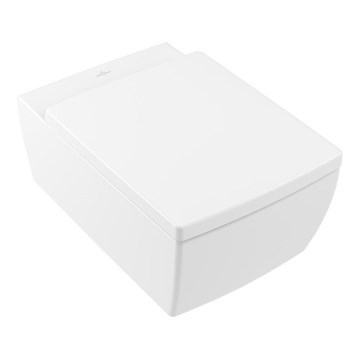 Villeroy & Boch 4633R001 - MEMENTO seinään asennettava WC-istuin, keraaminen/valkoinen