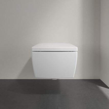 Villeroy & Boch 4633R001 - MEMENTO seinään asennettava WC-istuin, keraaminen/valkoinen