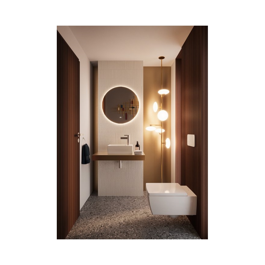 Villeroy & Boch 4633R001 - MEMENTO seinään asennettava WC-istuin, keraaminen/valkoinen