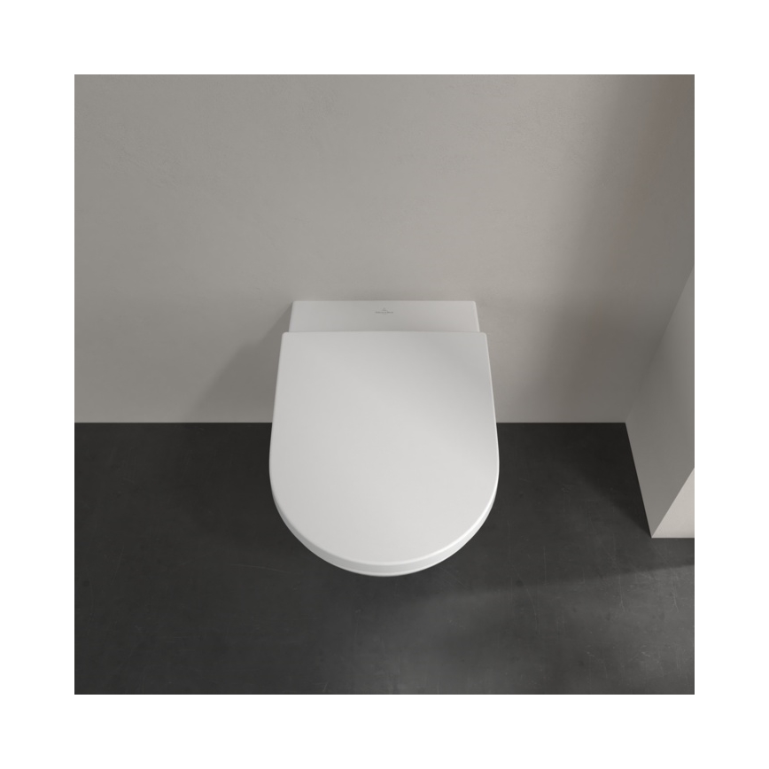 Villeroy & Boch 4670T001 - Seinään asennettava WC SUBWAY 3.0 keramiikka/valkoinen