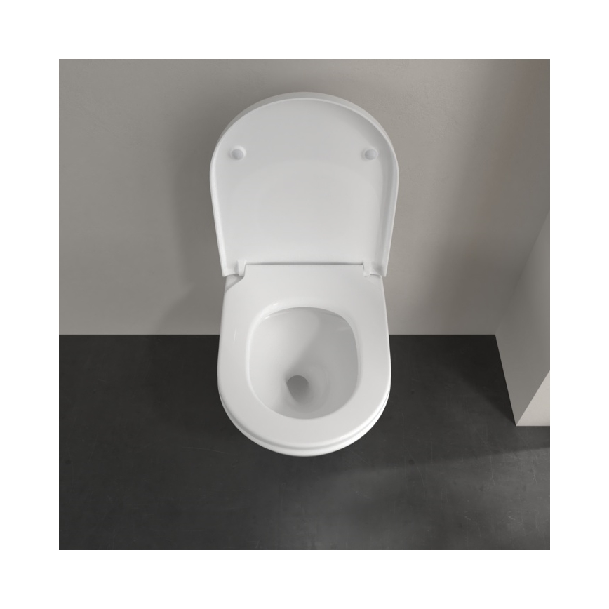 Villeroy & Boch 4670T001 - Seinään asennettava WC SUBWAY 3.0 keramiikka/valkoinen