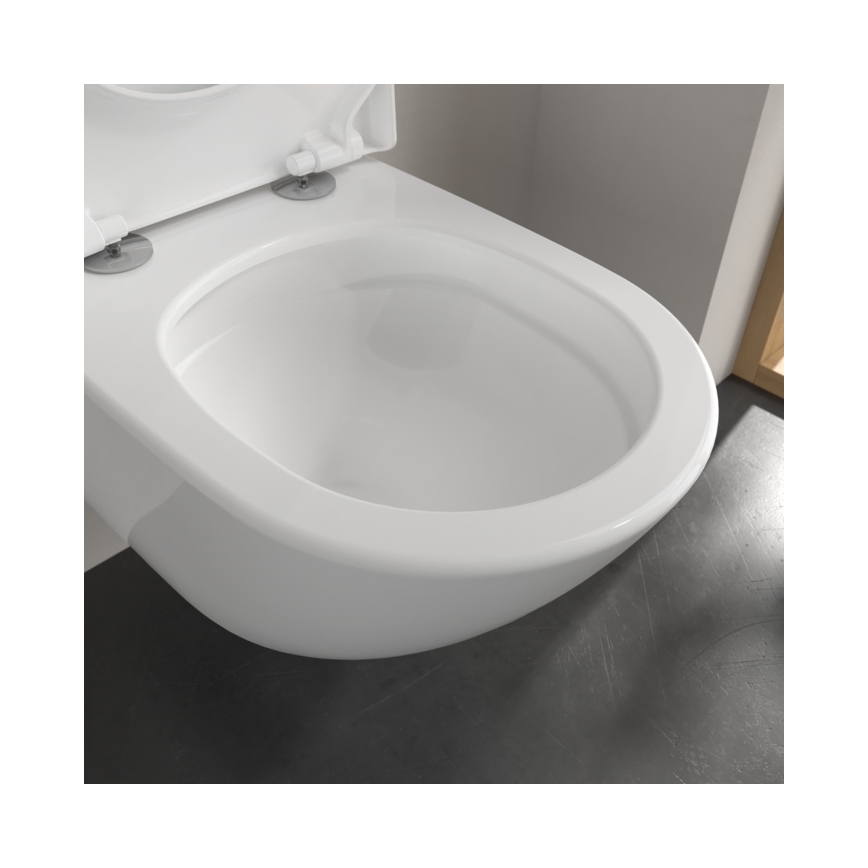 Villeroy & Boch 4670T001 - Seinään asennettava WC SUBWAY 3.0 keramiikka/valkoinen