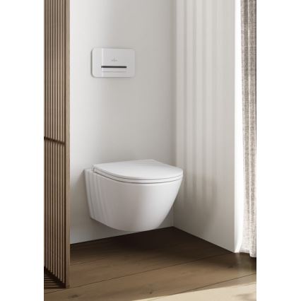 Villeroy & Boch 4670T001 - Seinään asennettava WC SUBWAY 3.0 keramiikka/valkoinen
