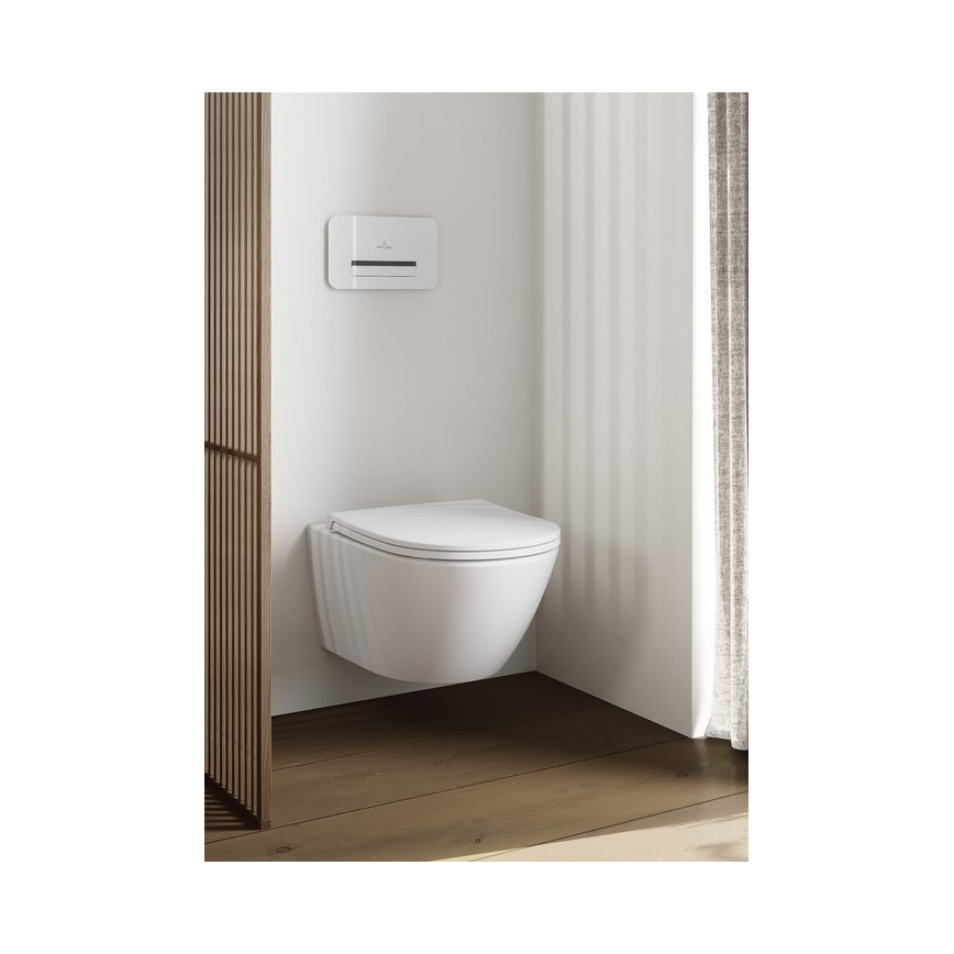 Villeroy & Boch 4670T001 - Seinään asennettava WC SUBWAY 3.0 keramiikka/valkoinen