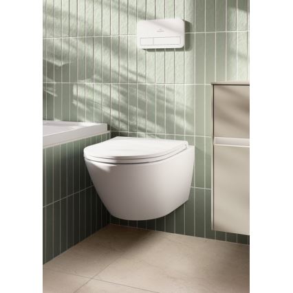 Villeroy & Boch 4670T001 - Seinään asennettava WC SUBWAY 3.0 keramiikka/valkoinen