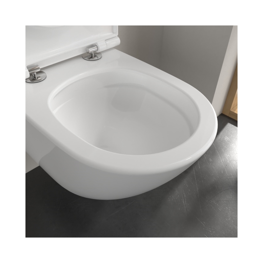 Villeroy & Boch 4670T9R1 - Seinä-WC SUBWAY 3.0 SoftClose-istuinkannella, keramiikka/valkoinen