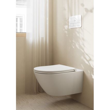 Villeroy & Boch 4670T9R1 - Seinä-WC SUBWAY 3.0 SoftClose-istuinkannella, keramiikka/valkoinen