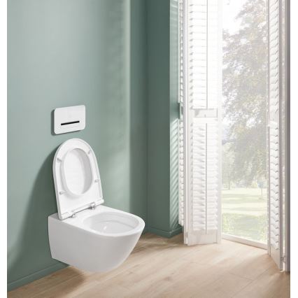 Villeroy & Boch 4670T9R1 - Seinä-WC SUBWAY 3.0 SoftClose-istuinkannella, keramiikka/valkoinen
