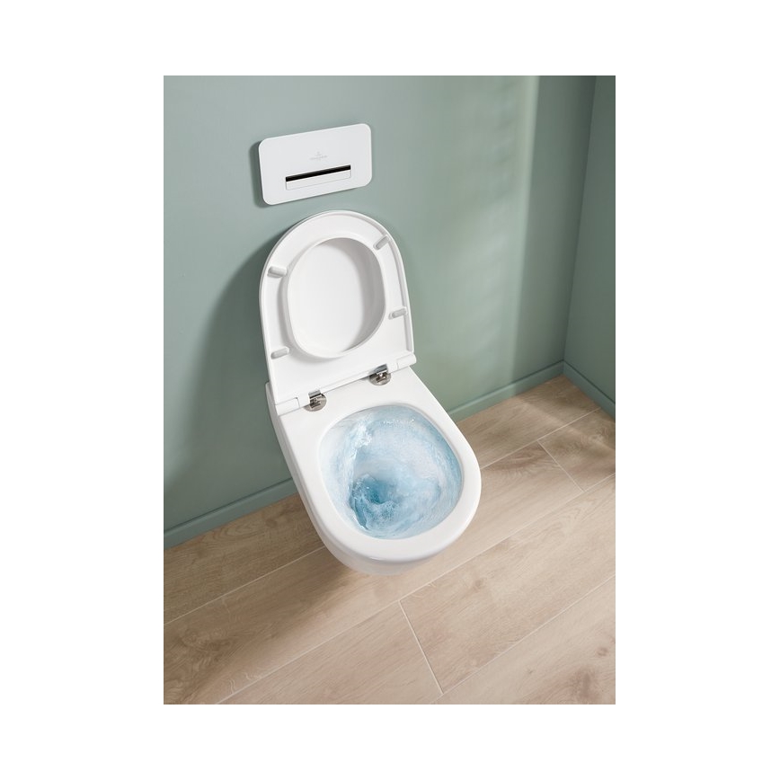 Villeroy & Boch 4670T9R1 - Seinä-WC SUBWAY 3.0 SoftClose-istuinkannella, keramiikka/valkoinen