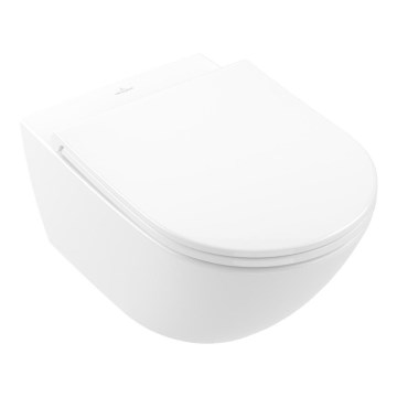 Villeroy & Boch 4670T9R1 - Seinä-WC SUBWAY 3.0 SoftClose-istuinkannella, keramiikka/valkoinen