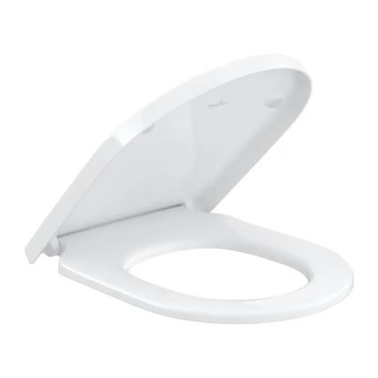 Villeroy & Boch 4670TSR1 - Seinään asennettava WC-istuin SoftClose-kannella SUBWAY 3.0 keramiikka/valkoinen