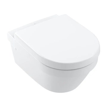 Villeroy & Boch 4694HRR1 - Seinään asennettava WC-istuin SoftClose-istuinkannella ARCHITECTURA keramiikka/valkoinen