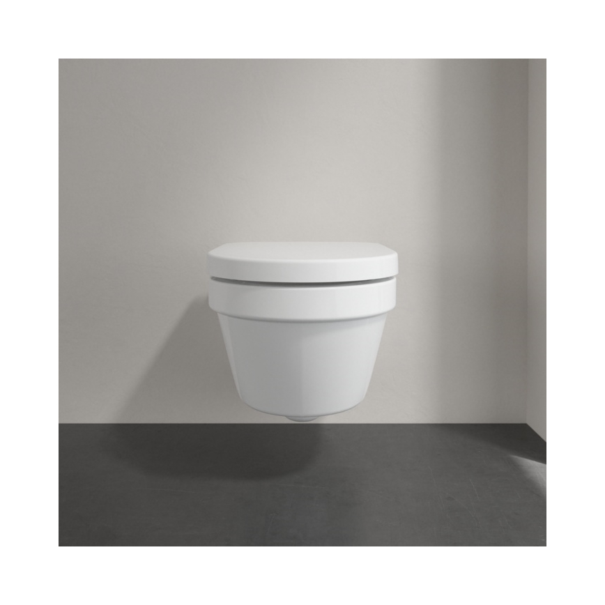 Villeroy & Boch 4694R001 - Seinään asennettava WC-istuin ARCHITECTURA keraaminen/valkoinen