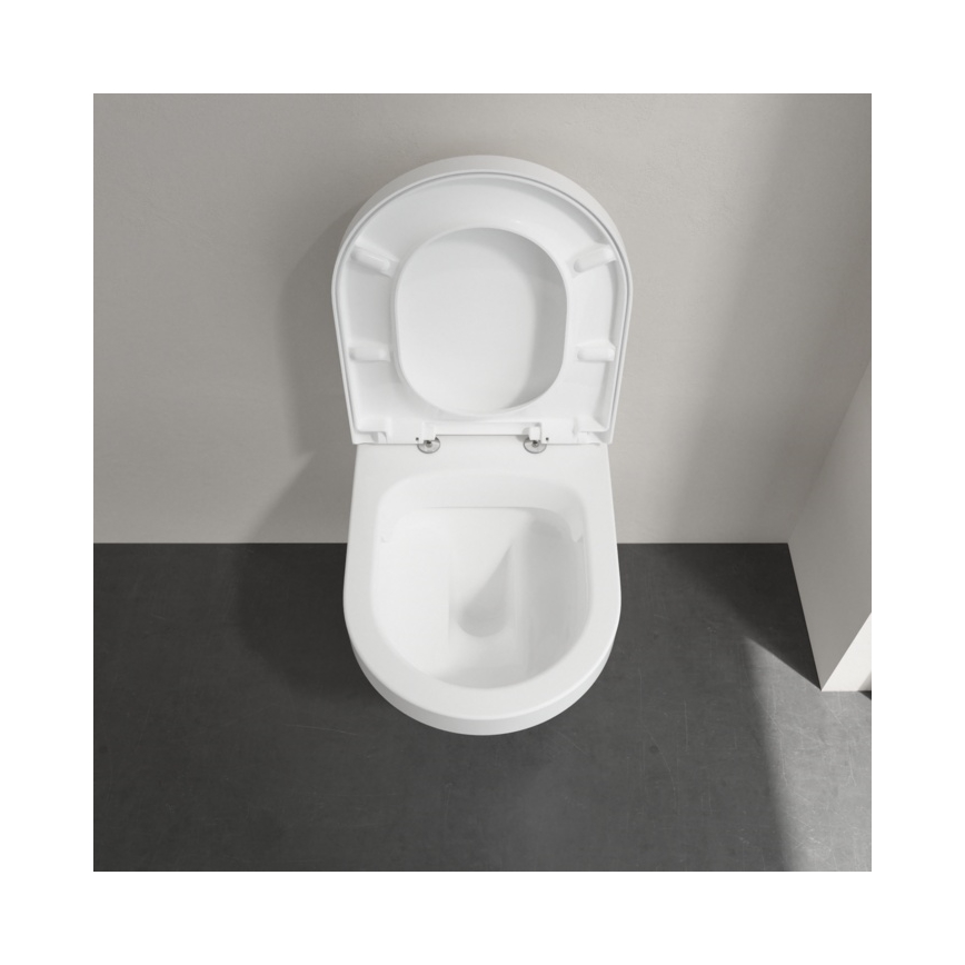 Villeroy & Boch 4694R001 - Seinään asennettava WC-istuin ARCHITECTURA keraaminen/valkoinen