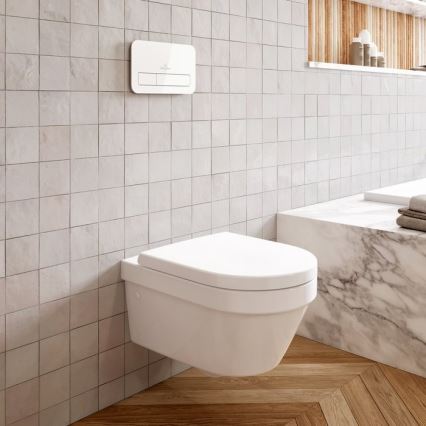 Villeroy & Boch 4694R001 - Seinään asennettava WC-istuin ARCHITECTURA keraaminen/valkoinen