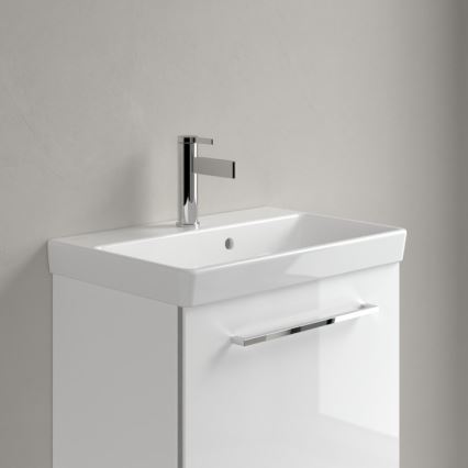Villeroy & Boch 4A005501 - AVENTO seinään asennettava pesuallas 55x37 cm keramiikka/valkoinen