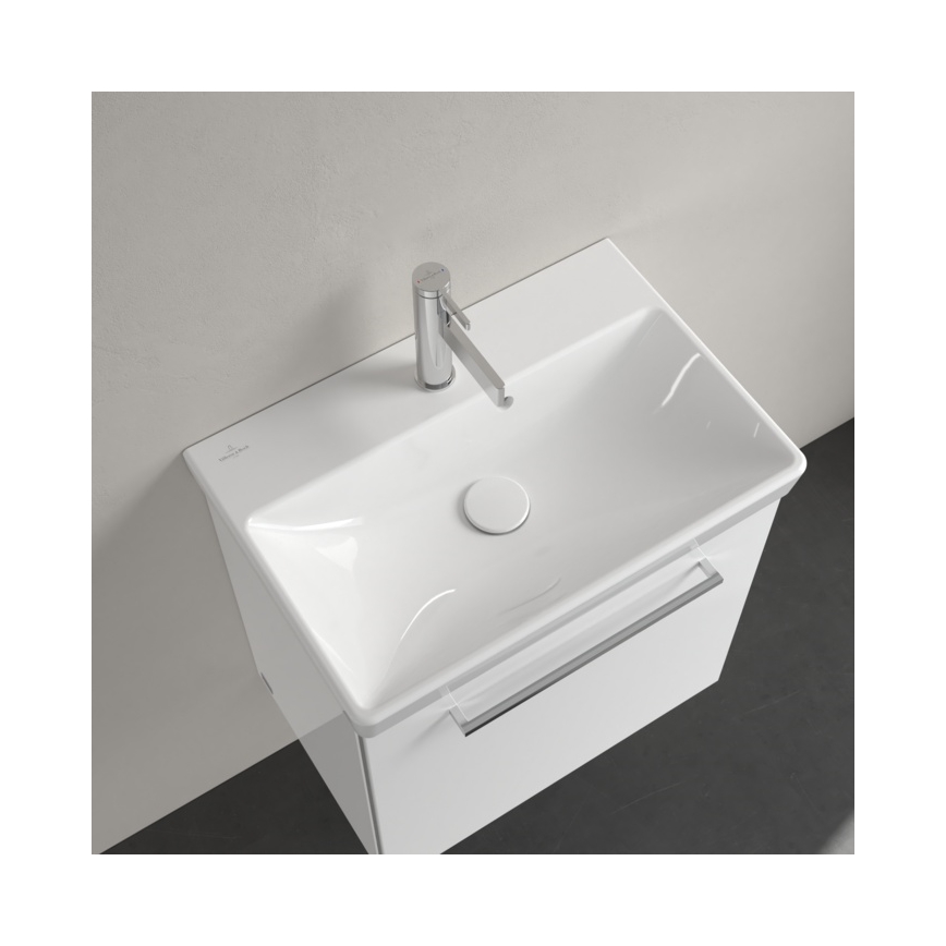 Villeroy & Boch 4A005501 - AVENTO seinään asennettava pesuallas 55x37 cm keramiikka/valkoinen