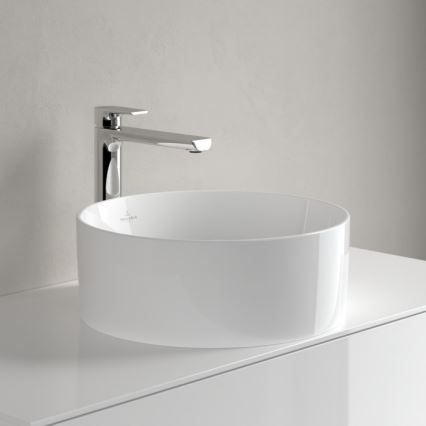 Villeroy & Boch 4A184001 - Tason päälle asennettava pesuallas COLLARO, halkaisija 40 cm, keraaminen/valkoinen