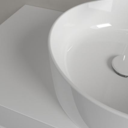 Villeroy & Boch 4A184001 - Tason päälle asennettava pesuallas COLLARO, halkaisija 40 cm, keraaminen/valkoinen