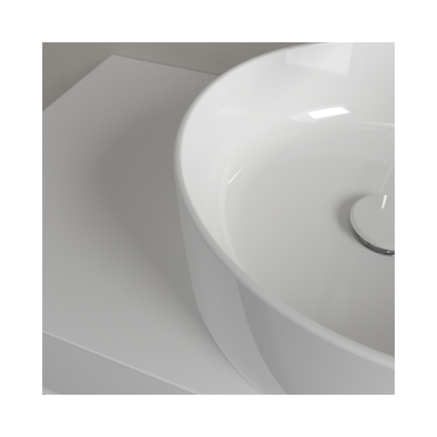 Villeroy & Boch 4A184001 - Tason päälle asennettava pesuallas COLLARO, halkaisija 40 cm, keraaminen/valkoinen