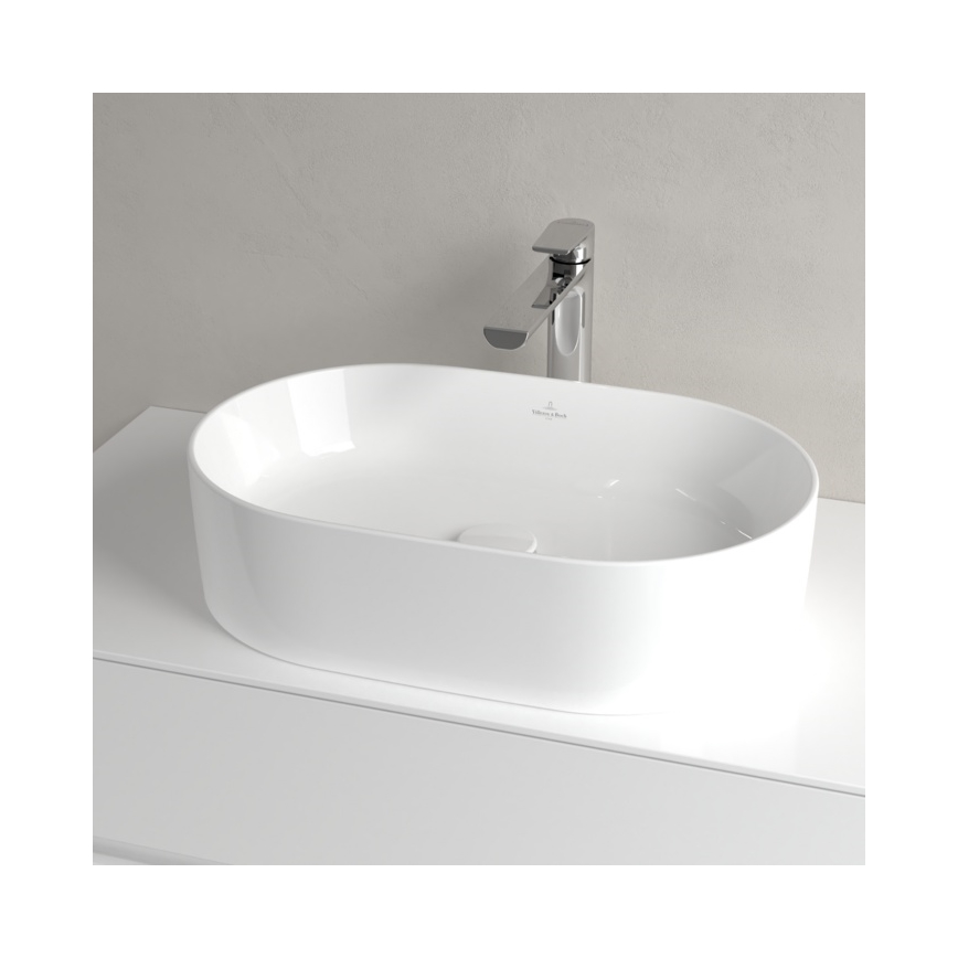 Villeroy & Boch 4A195601 - COLLARO tasoon asennettava pesuallas 56x36 cm, keraaminen/valkoinen