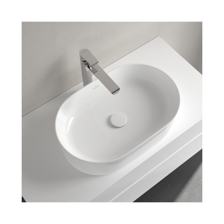 Villeroy & Boch 4A195601 - COLLARO tasoon asennettava pesuallas 56x36 cm, keraaminen/valkoinen
