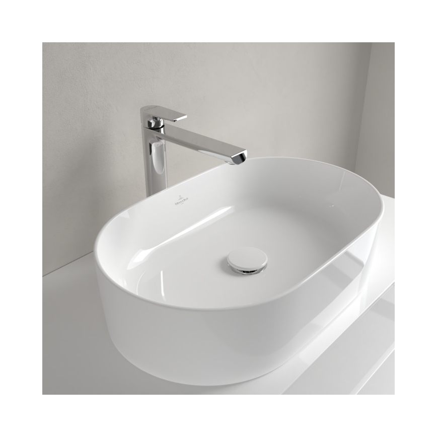 Villeroy & Boch 4A195601 - COLLARO tasoon asennettava pesuallas 56x36 cm, keraaminen/valkoinen