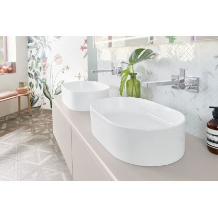 Villeroy & Boch 4A195601 - COLLARO tasoon asennettava pesuallas 56x36 cm, keraaminen/valkoinen