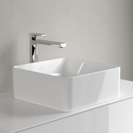 Villeroy & Boch 4A213801 - COLLARO-pöytätason pesuallas 38x38 cm keramiikka/valkoinen