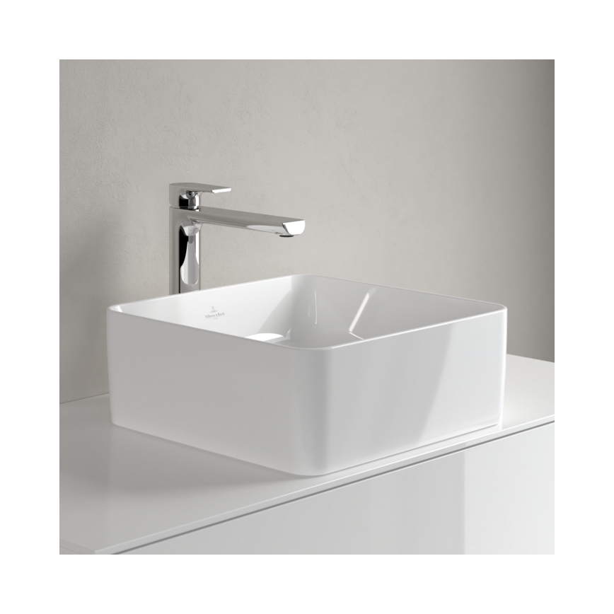 Villeroy & Boch 4A213801 - COLLARO-pöytätason pesuallas 38x38 cm keramiikka/valkoinen