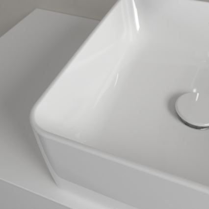 Villeroy & Boch 4A213801 - COLLARO-pöytätason pesuallas 38x38 cm keramiikka/valkoinen