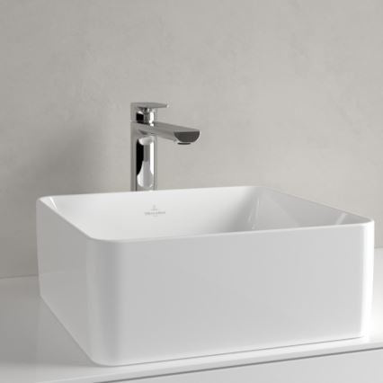 Villeroy & Boch 4A213801 - COLLARO-pöytätason pesuallas 38x38 cm keramiikka/valkoinen