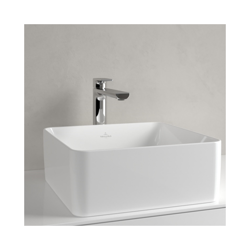 Villeroy & Boch 4A213801 - COLLARO-pöytätason pesuallas 38x38 cm keramiikka/valkoinen