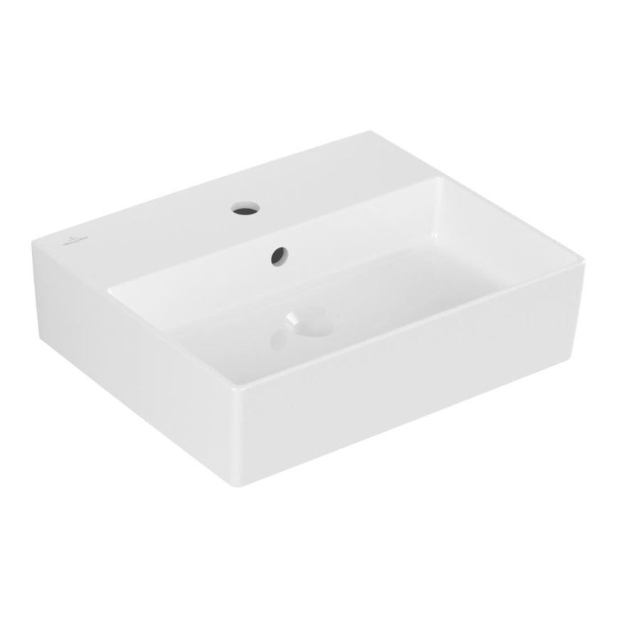 Villeroy & Boch 4A225G01 - Seinä- tai tasoon asennettava pesuallas MEMENTO 50x42cm keramiikka/valkoinen