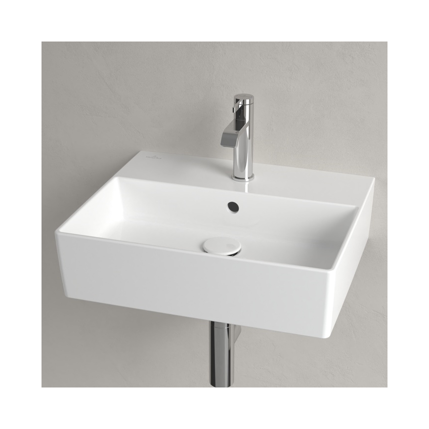 Villeroy & Boch 4A225G01 - Seinä- tai tasoon asennettava pesuallas MEMENTO 50x42cm keramiikka/valkoinen