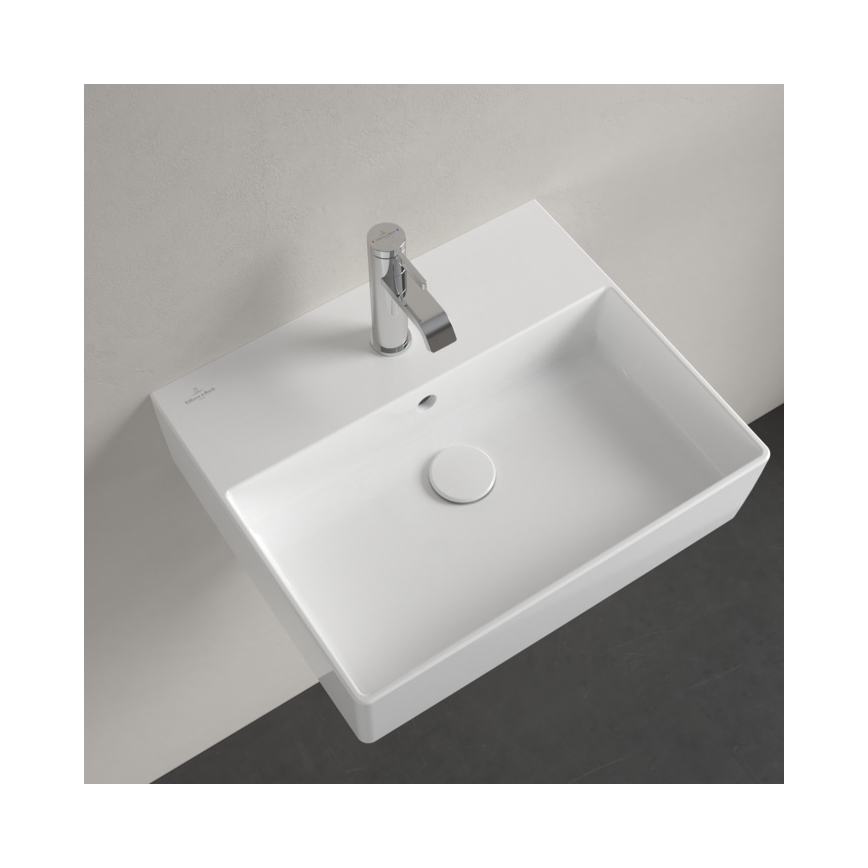 Villeroy & Boch 4A225G01 - Seinä- tai tasoon asennettava pesuallas MEMENTO 50x42cm keramiikka/valkoinen