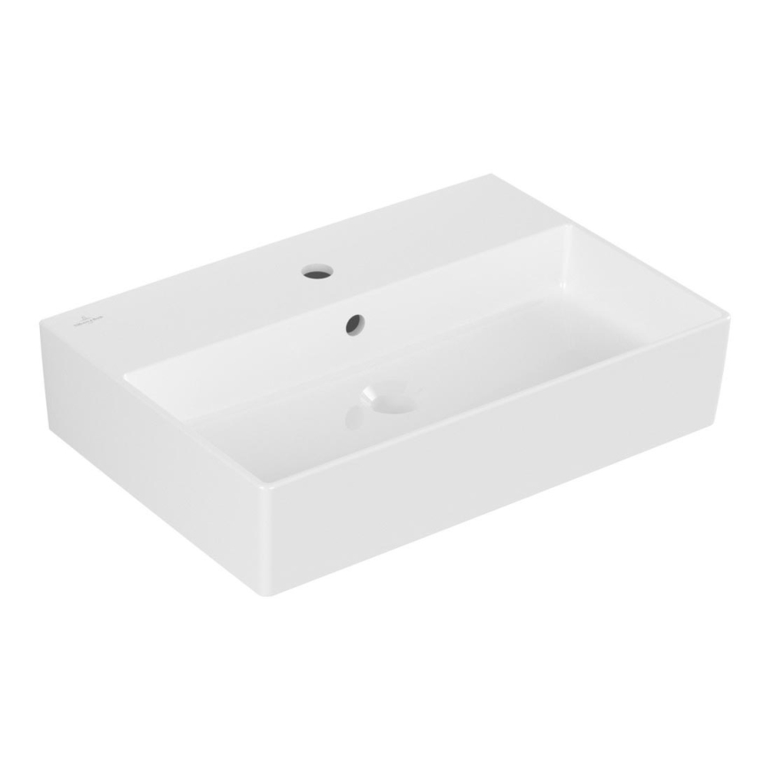 Villeroy & Boch 4A226G01 - Seinä- tai tasolle asennettava pesuallas MEMENTO 60x42 cm keramiikka/valkoinen