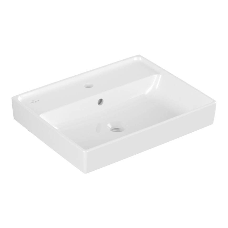 Villeroy & Boch 4A335501 - Seinäasennettava pesuallas COLLARO 55x44 cm keramiikka/valkoinen