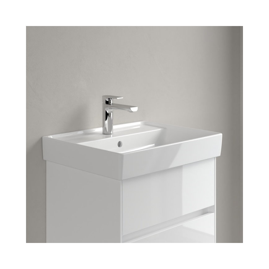 Villeroy & Boch 4A335501 - Seinäasennettava pesuallas COLLARO 55x44 cm keramiikka/valkoinen