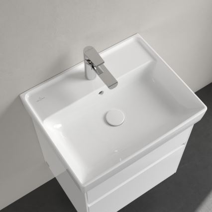 Villeroy & Boch 4A335501 - Seinäasennettava pesuallas COLLARO 55x44 cm keramiikka/valkoinen