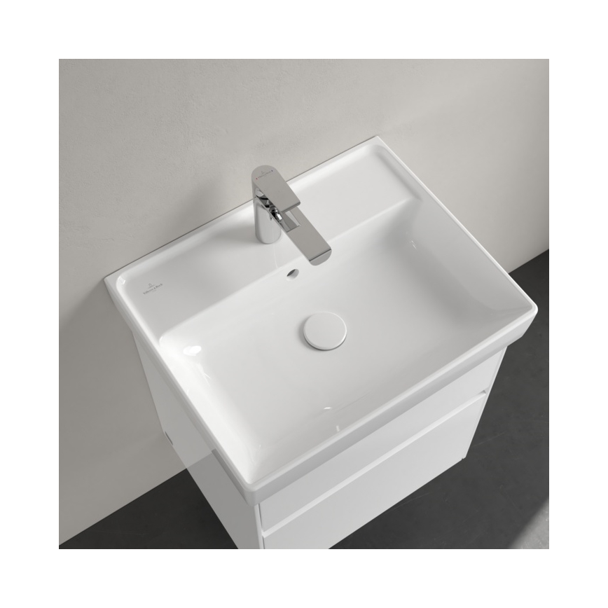 Villeroy & Boch 4A335501 - Seinäasennettava pesuallas COLLARO 55x44 cm keramiikka/valkoinen