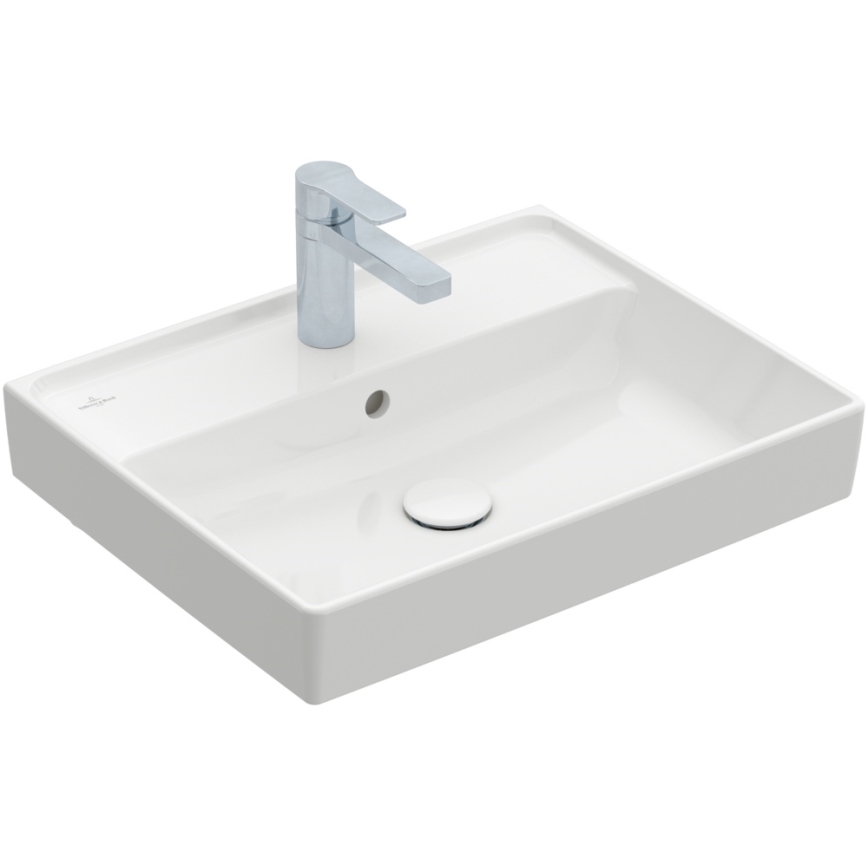 Villeroy & Boch 4A335501 - Seinäasennettava pesuallas COLLARO 55x44 cm keramiikka/valkoinen