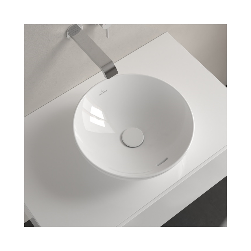 Villeroy & Boch 4A450001 - LOOP&FRIENDS pöytätason pesuallas Ø 38 cm, keramiikka/valkoinen