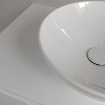 Villeroy & Boch 4A450001 - LOOP&FRIENDS pöytätason pesuallas Ø 38 cm, keramiikka/valkoinen