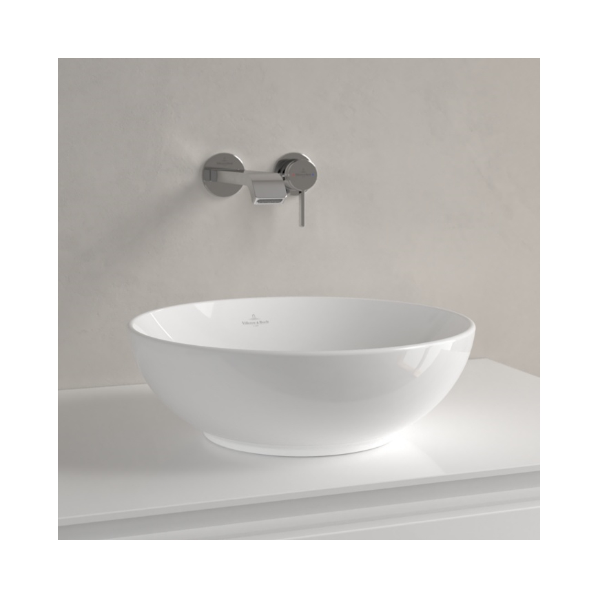 Villeroy & Boch 4A450001 - LOOP&FRIENDS pöytätason pesuallas Ø 38 cm, keramiikka/valkoinen
