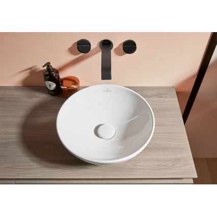 Villeroy & Boch 4A450001 - LOOP&FRIENDS pöytätason pesuallas Ø 38 cm, keramiikka/valkoinen